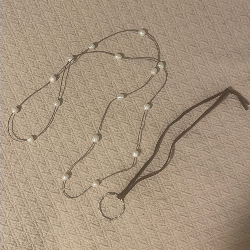 Sundance Boutique Pearl and Silver Necklace